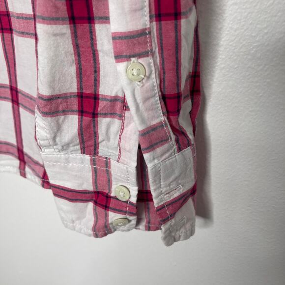 GAP fitted boyfriend button down shirt top M - Picture 7 of 13